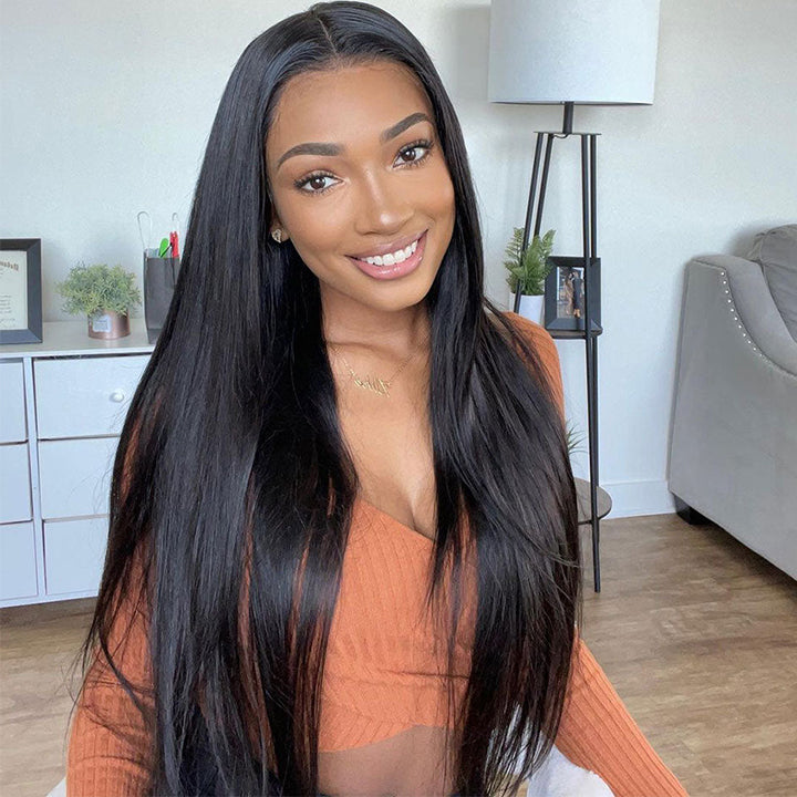 Pre-everything 7x5 Lace Wig Straight Pre-Cut Lace Human Hair Wig