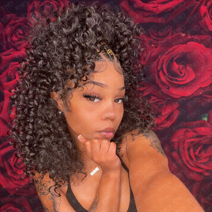 Handmade Knotless 13x6 Lace Front Braided Wig for Women