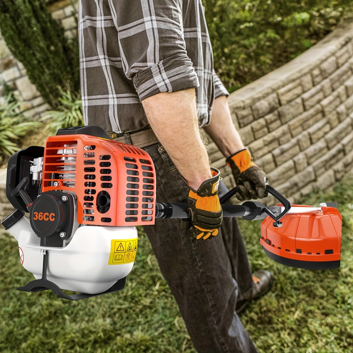 Gas-Powered 3-in-1 Trimmer/Edger/Mower & Weed Wacker