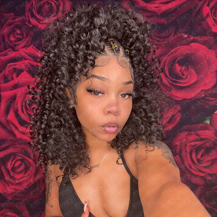 Handmade Knotless 13x6 Lace Front Braided Wig for Women