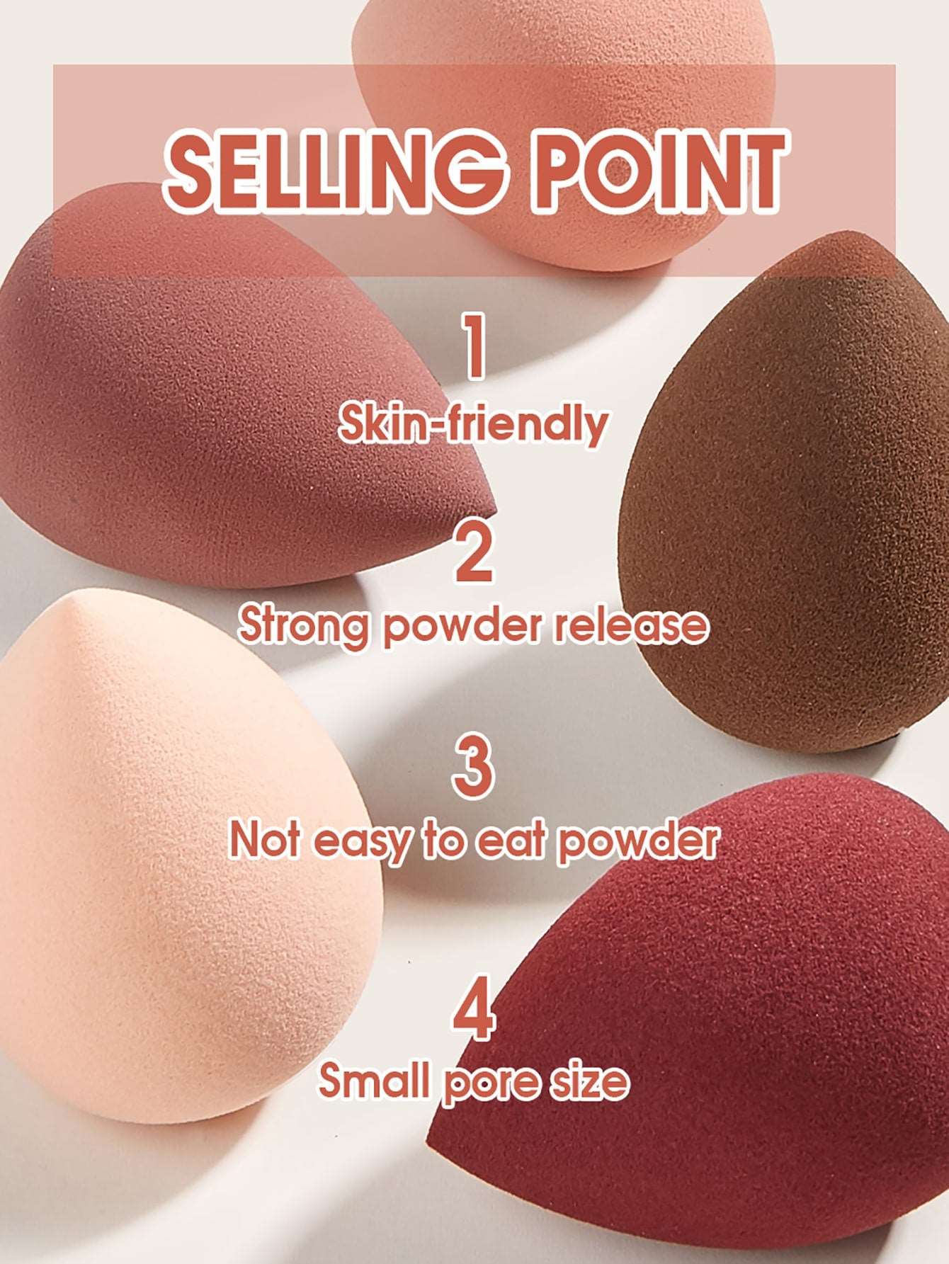 5pcs Makeup Sponge