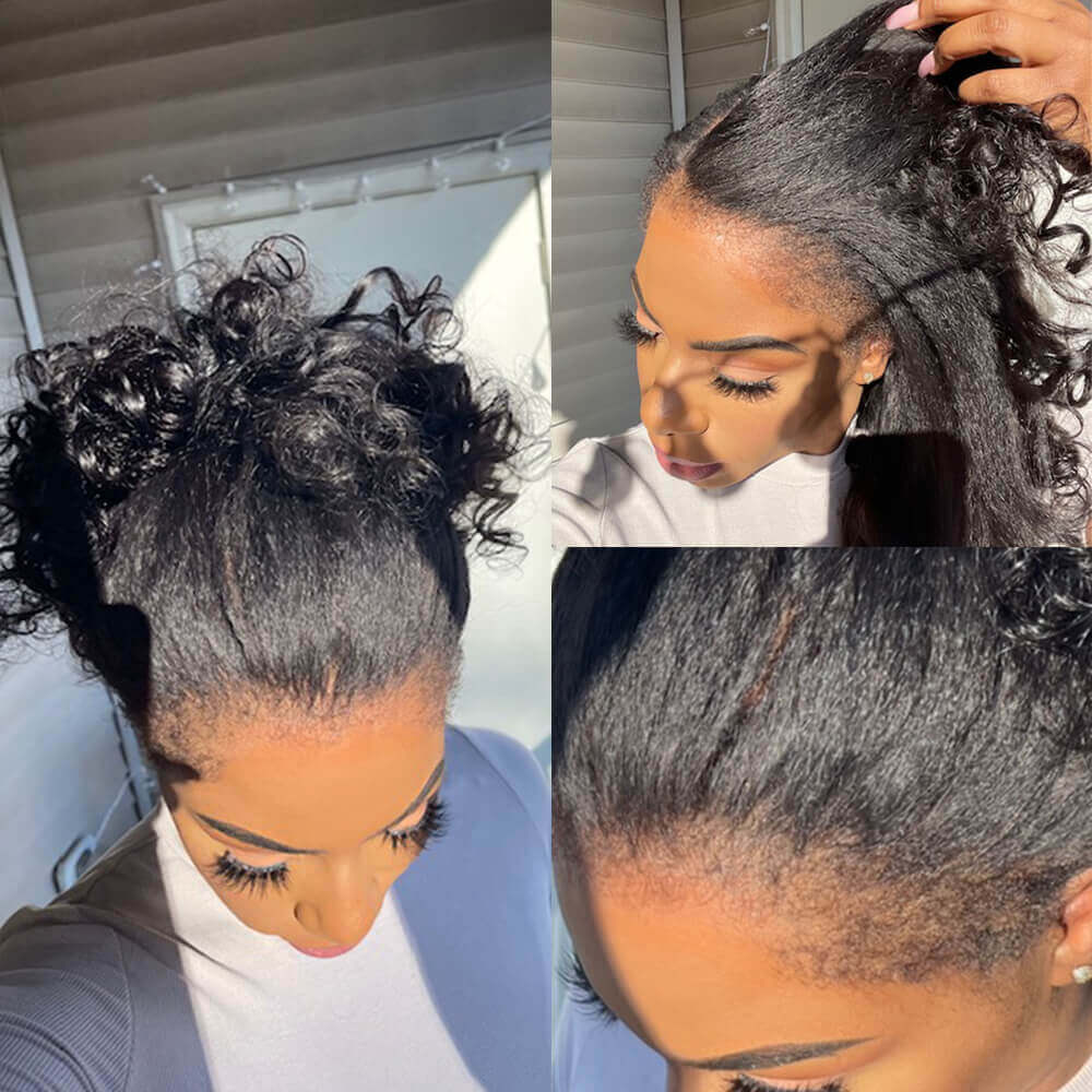 Hyperrealism Kinky Edges HD Lace Ventilated Wig
