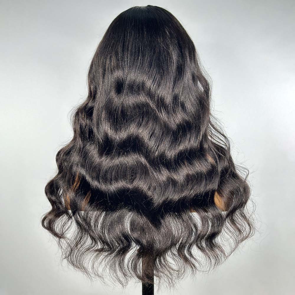 Natural Yaki Wave HD Lace Frontal Kinky Edges Wig