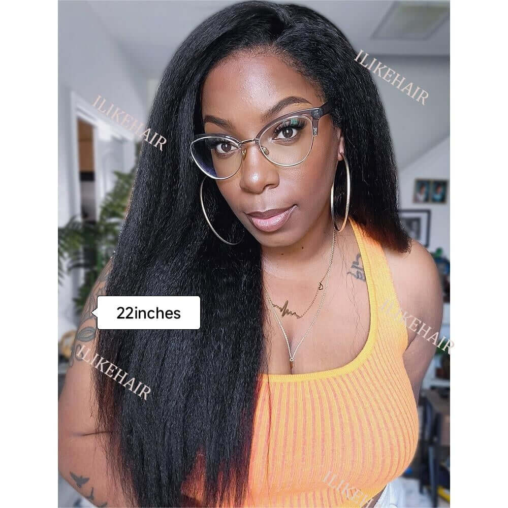 Hyperrealism Kinky Edges HD Lace Ventilated Wig
