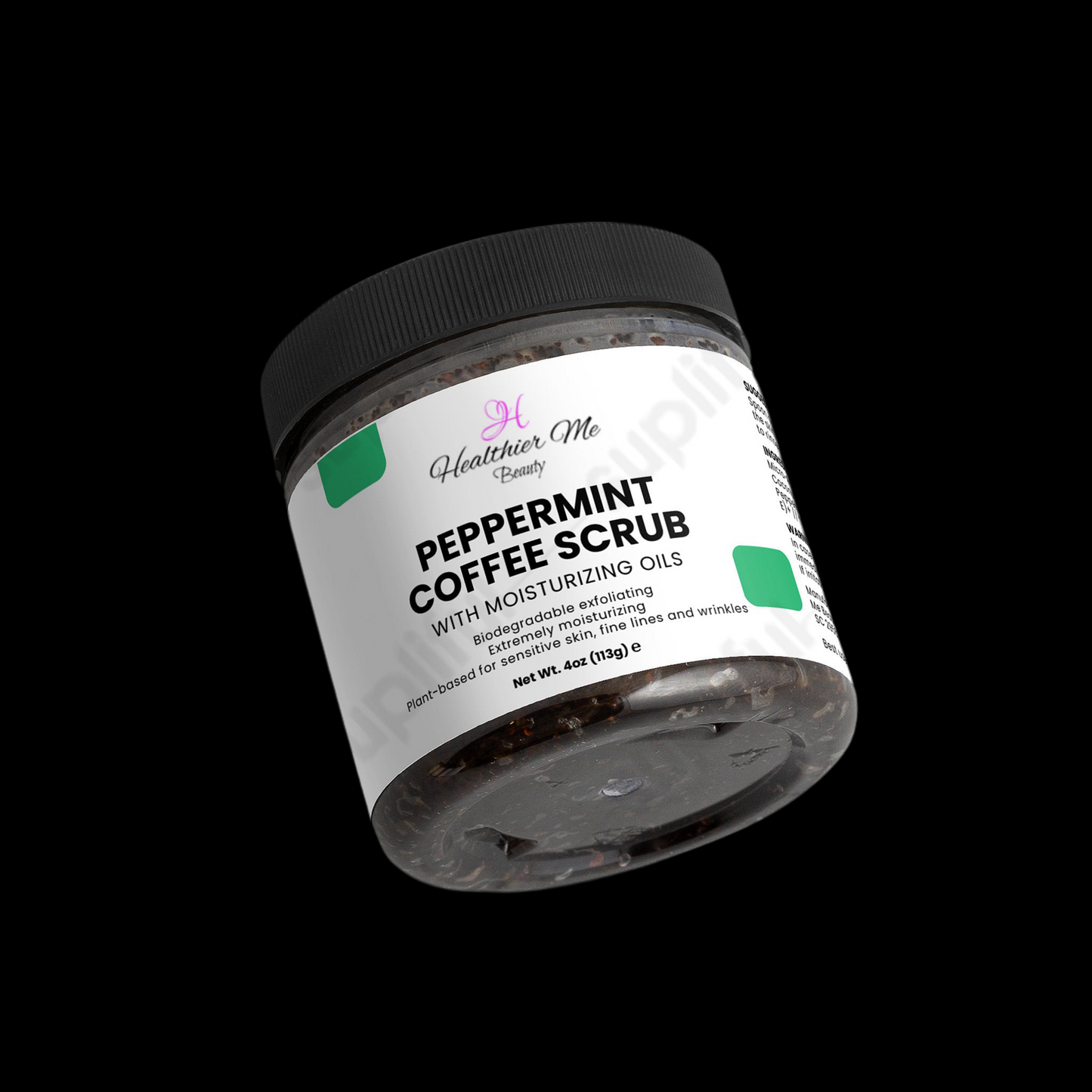 Peppermint Coffee Scrub