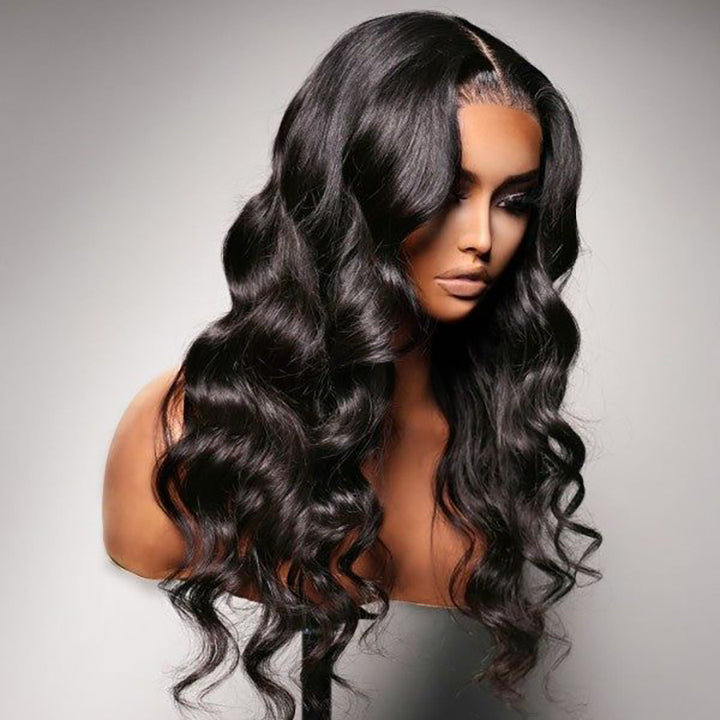Pre Cut 9x6 Parting Max Lace Glueless Body Wave 13x4 Lace Front Human Hair Wigs