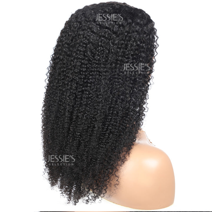 $169.99 26" Kinky Curly Thin V Part Wig Human Hair Flash Deal
