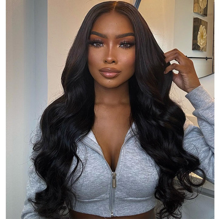 Body Wave Pre-everything 7x5 Lace Wig Human Hair Beginner Wig Pre-Cut Lace