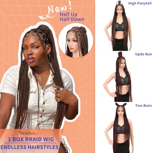 HD Lace Front Knotless Braided Wigs w baby hair