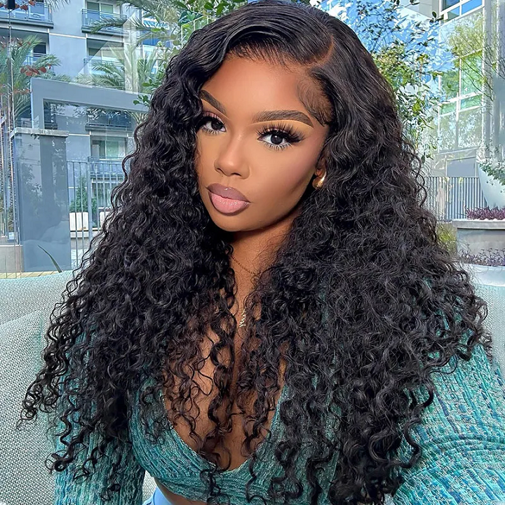CODE:C20 20% Off 26" Water Wave 4x4 Lace Closure Wig Flash Deal