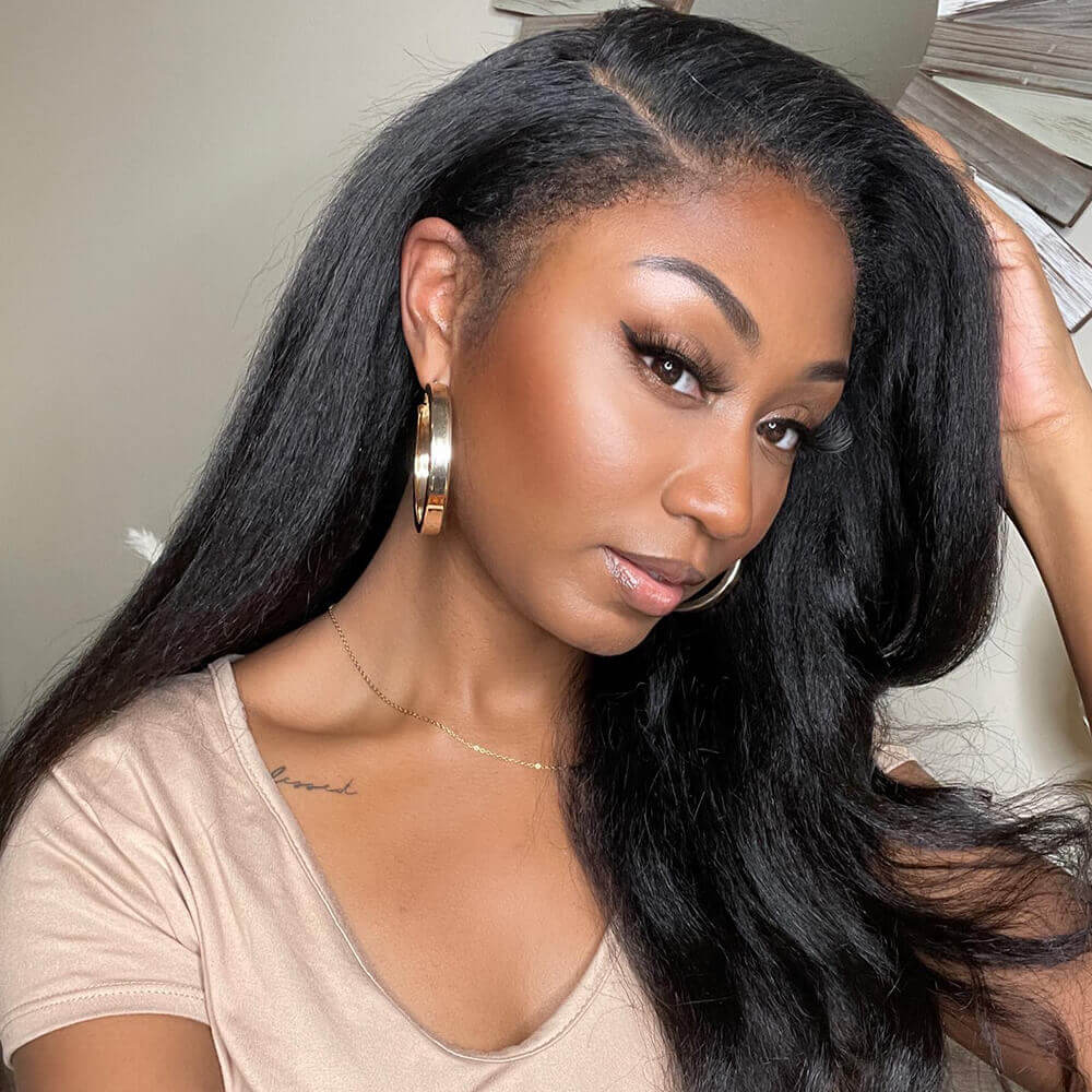 Hyperrealism Kinky Edges HD Lace Ventilated Wig