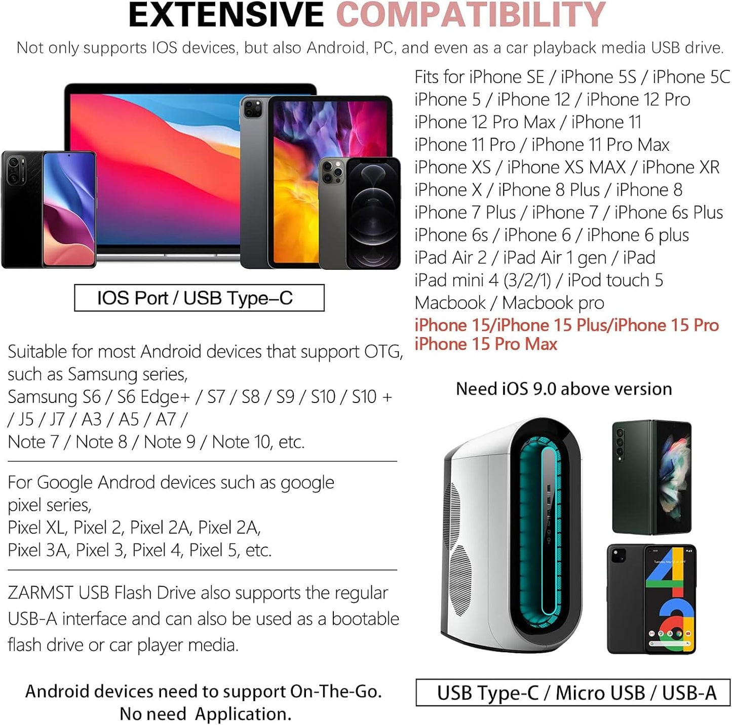 Flash Drive for iPhone 256GB