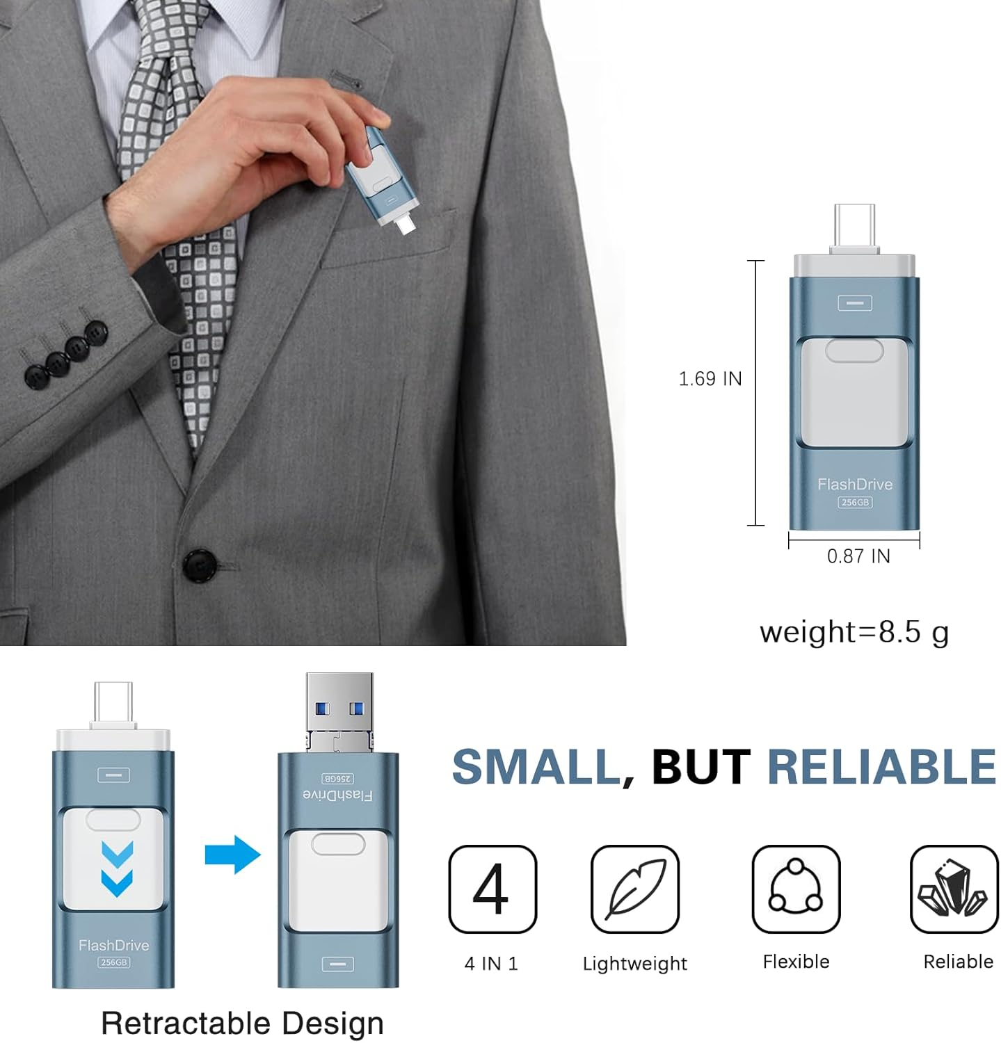 Flash Drive for iPhone 256GB