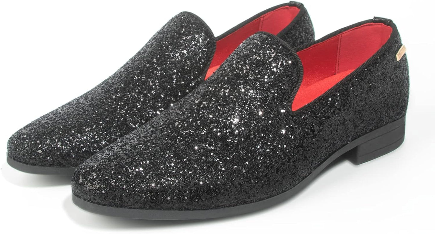 UUBARIS Mens Loafers Dress Shoes Slip On Driving Shoes Tuxedo Suit Shoes