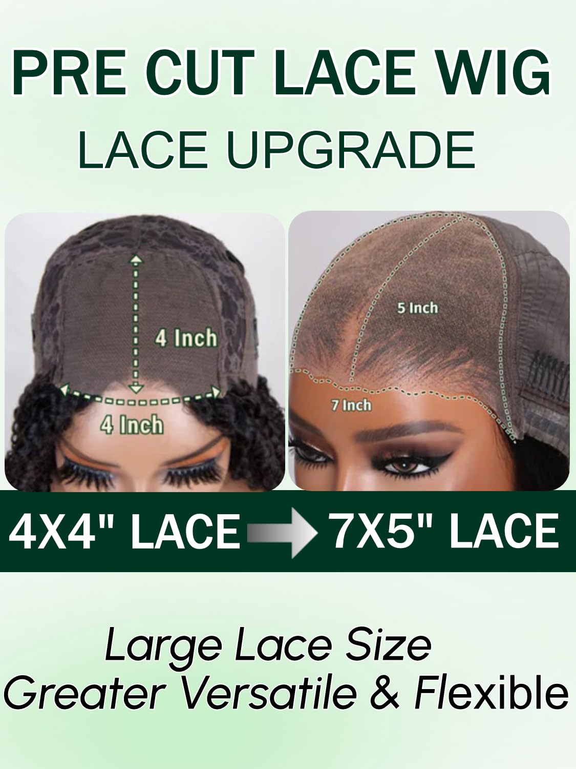 Body Wave Bye Bye Knots Glueless Wig 7x5 16Inch