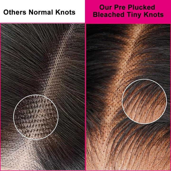 Pre Cut 9x6 Parting Max Lace Glueless Body Wave 13x4 Lace Front Human Hair Wigs
