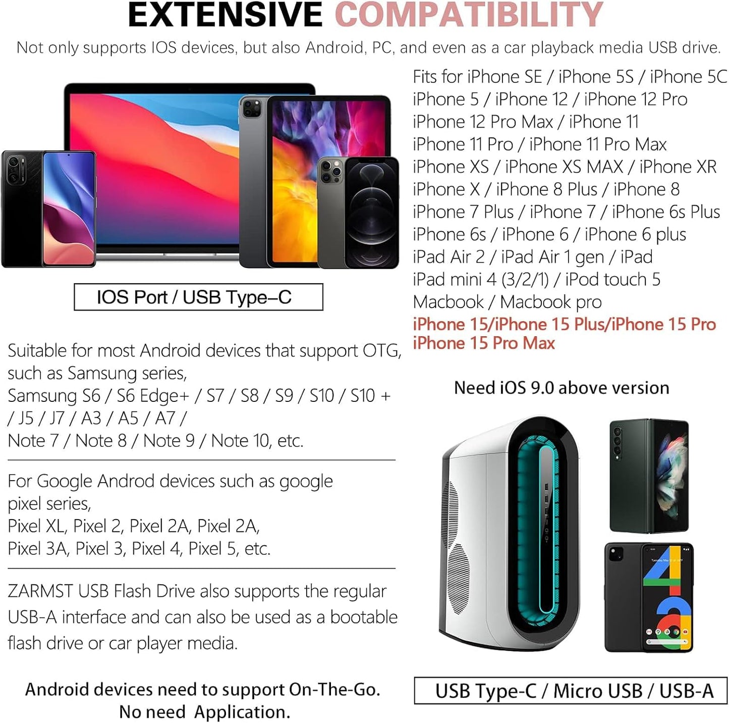 Flash Drive for iPhone 256GB