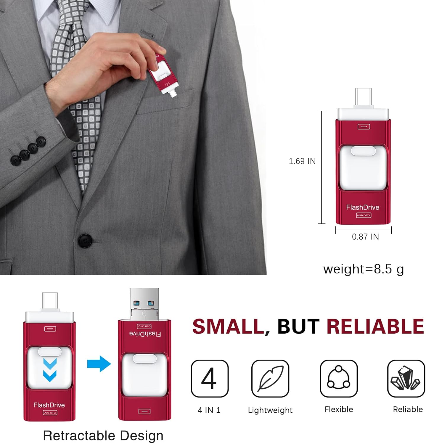 Flash Drive for iPhone 256GB