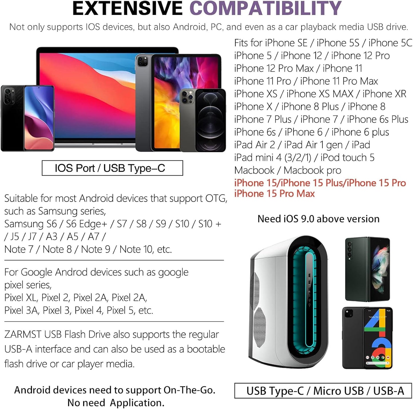 Flash Drive for iPhone 256GB