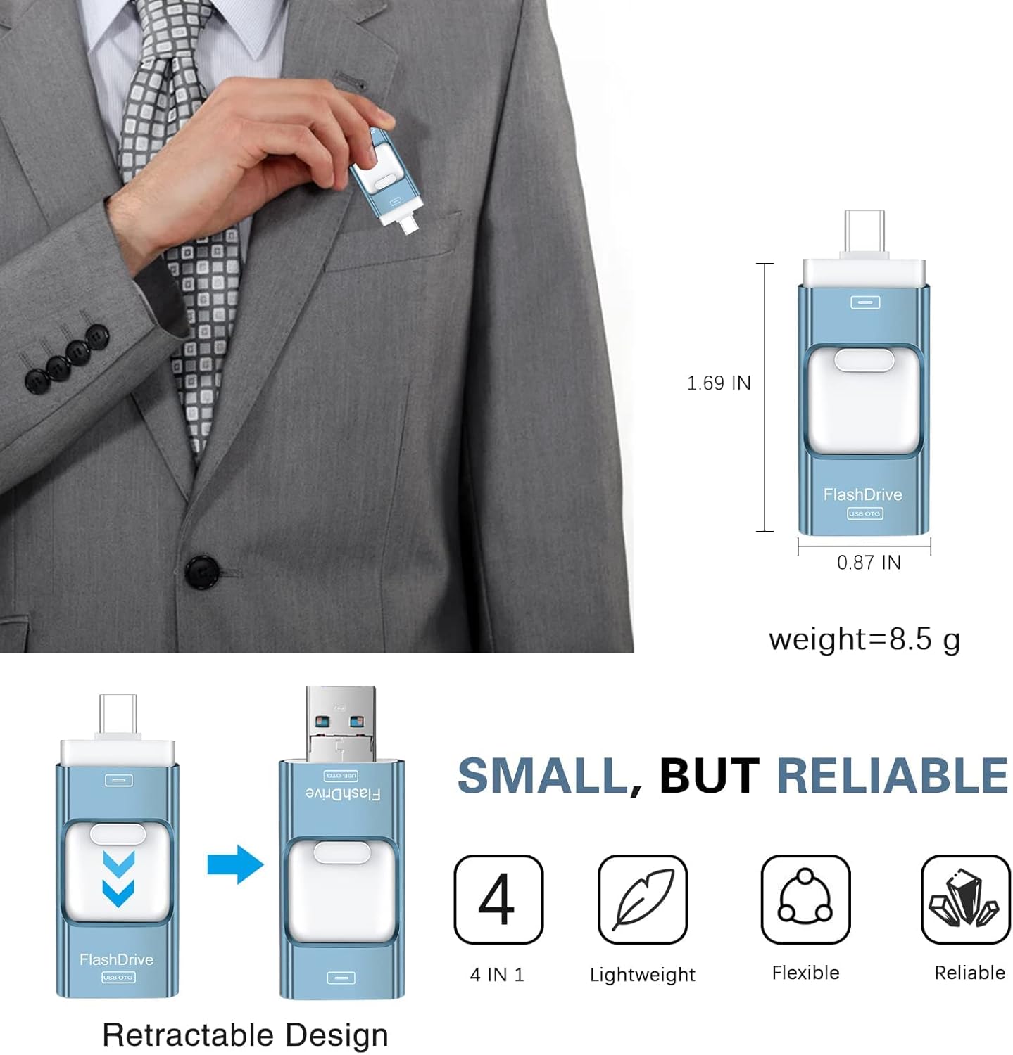 Flash Drive for iPhone 256GB