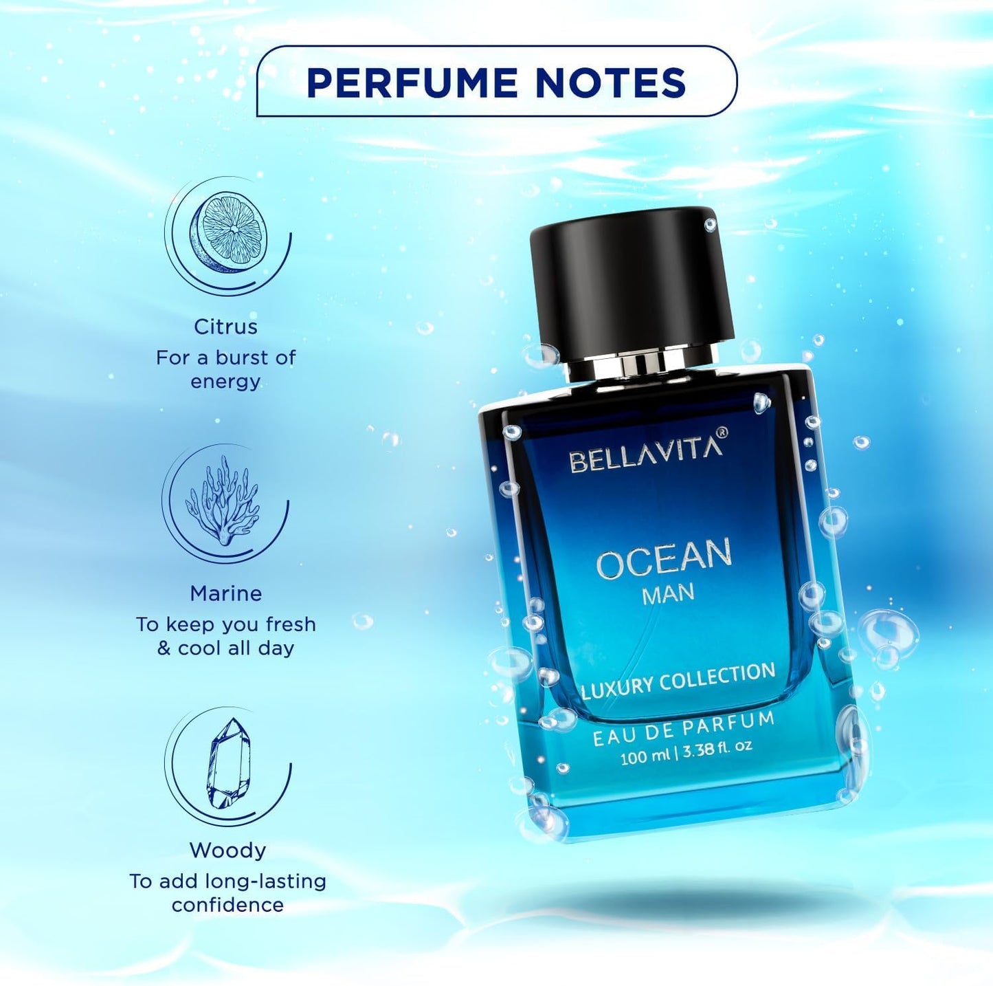 BellaVita Luxury G.O.A.T. Men's Eau De Parfum (3.4 fl.oz)
