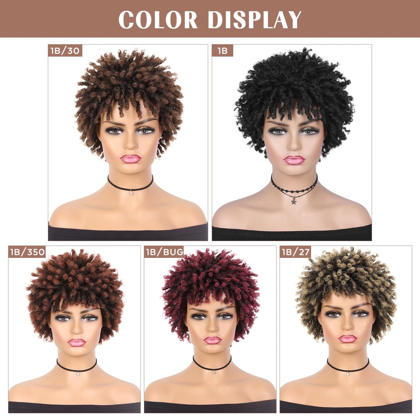 Faux Locs Braid Wigs for Women and Men Short Afro Locs Dreadlock Wig Twist Braided Dreads Wig Natural Curly Synthetic Wig