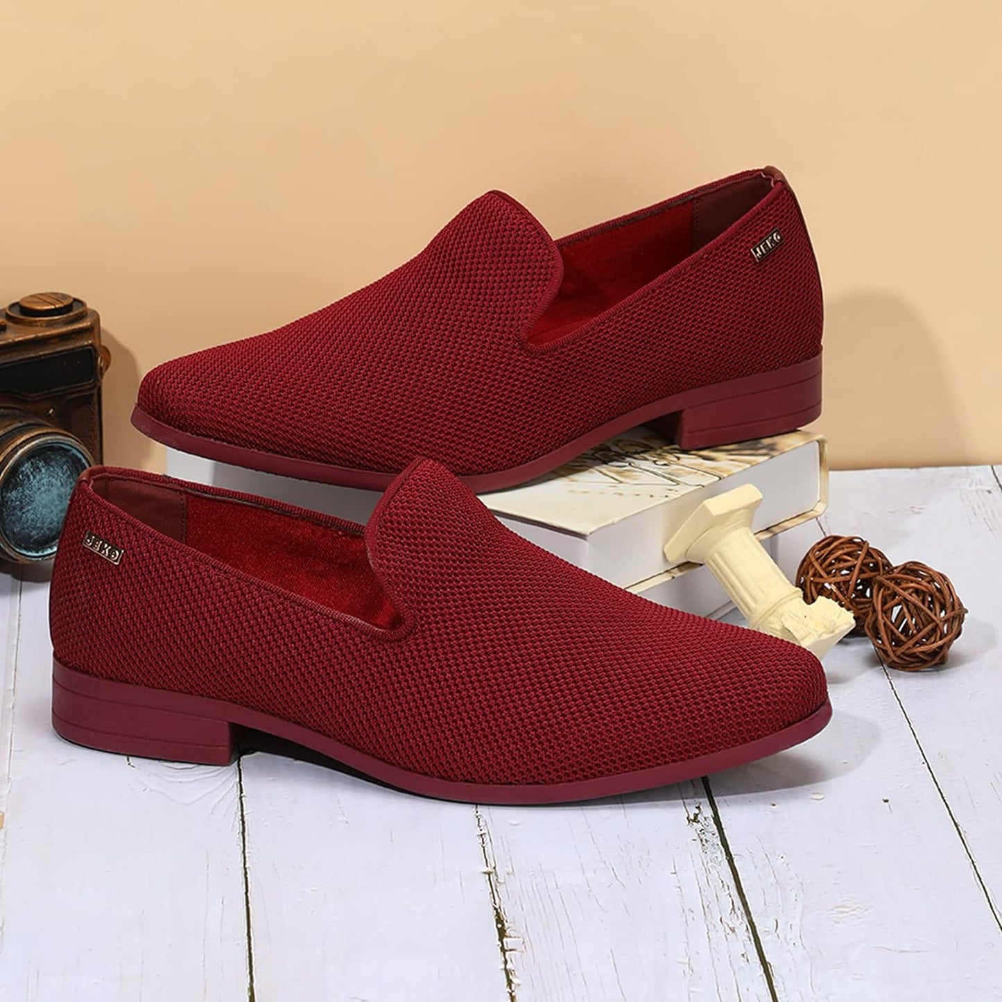 UUBARIS Mens Loafers Dress Shoes Slip On Driving Shoes Tuxedo Suit Shoes