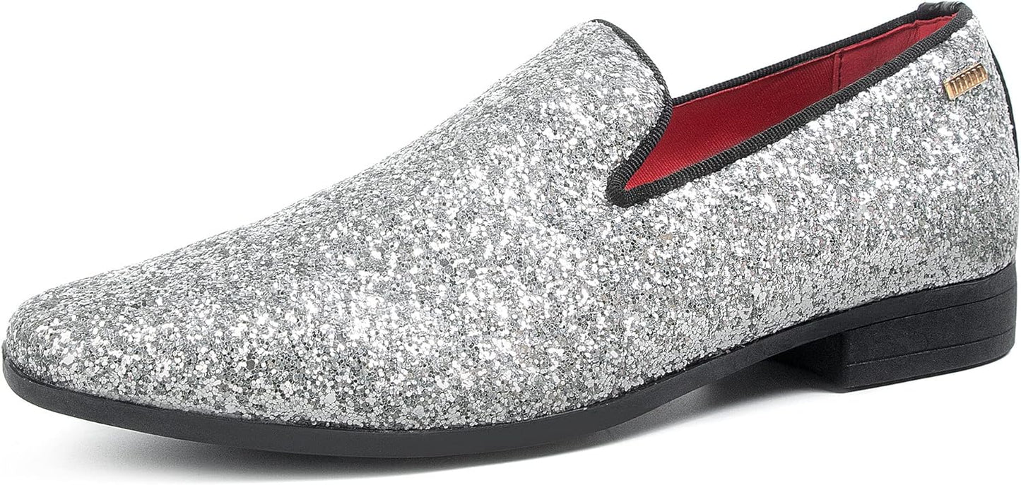 UUBARIS Mens Loafers Dress Shoes Slip On Driving Shoes Tuxedo Suit Shoes