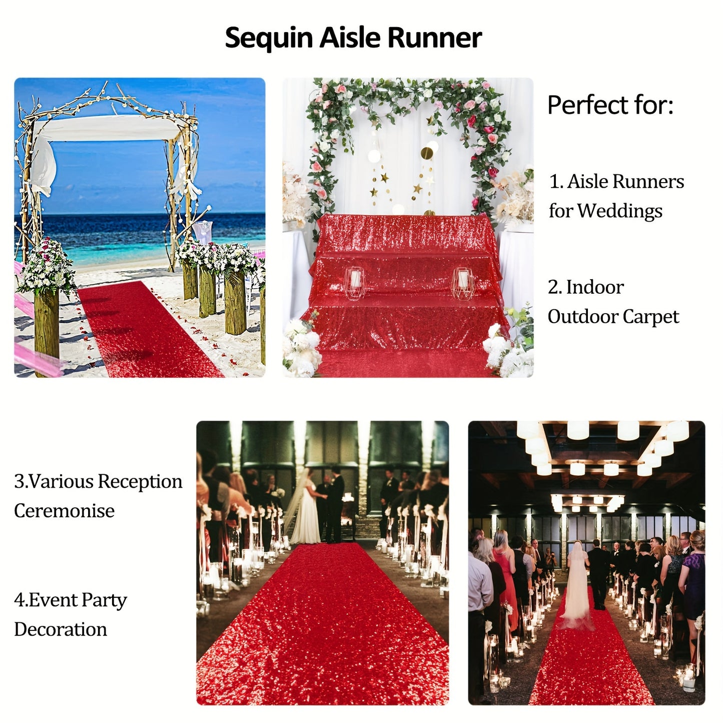 Aisle Runner 20FT Wedding