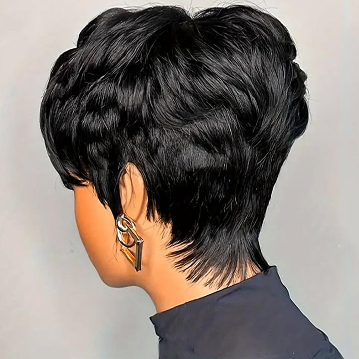 Short Bob Wig Human Hair Pixie Cut Wigs For Women Straight Wigs Human Hair Glueless Wig Flash Deal