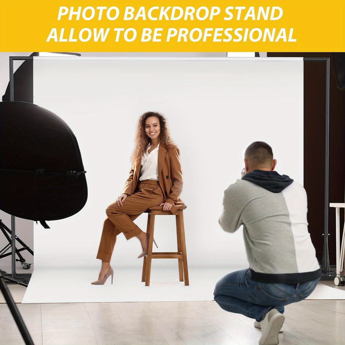 10x7 FT Backdrop Banner Stand