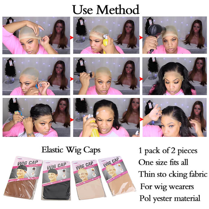 2 PCS/Pack Wig Cap for Making Wigs Stretch Hair Net for Weave Hairnets