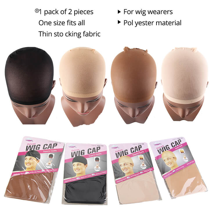2 PCS/Pack Wig Cap for Making Wigs Stretch Hair Net for Weave Hairnets