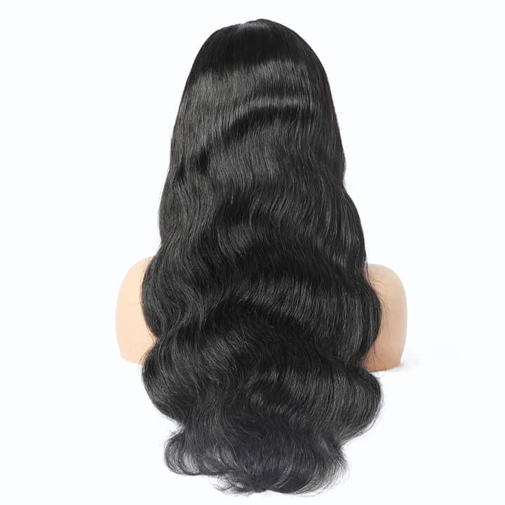 Glueless Brazilian Body Wave U Part Human Hair Wigs No Lace (Super Natural Look)