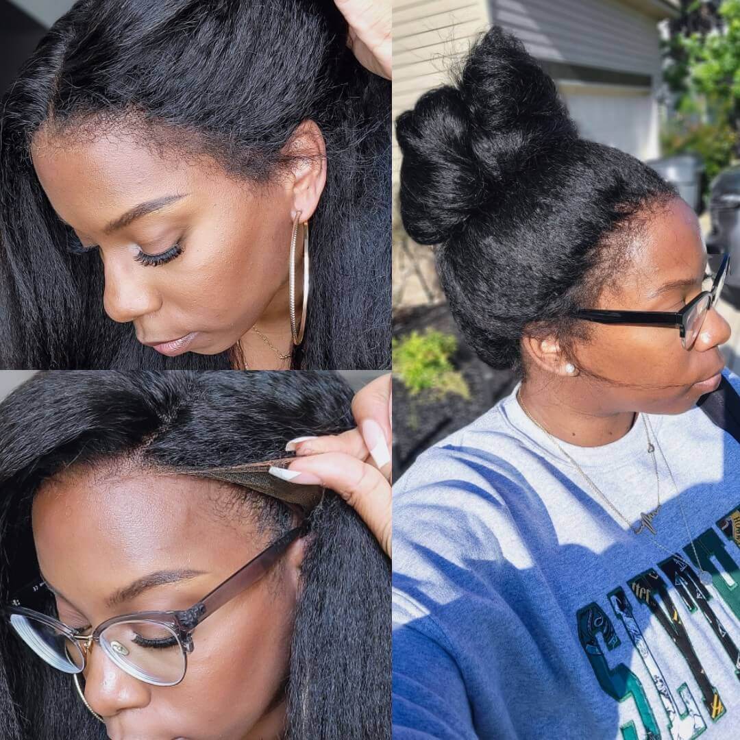 Hyperrealism Kinky Edges HD Lace Ventilated Wig