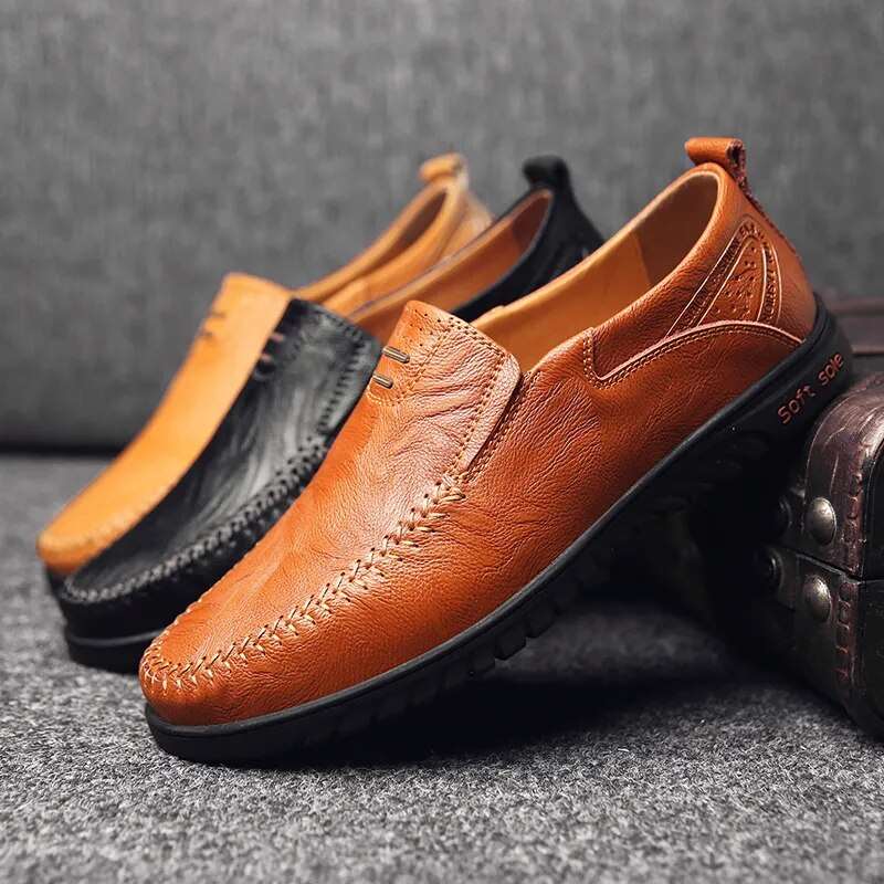 HMB Leather Shoes Soft
