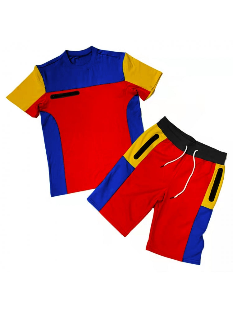 Fashion Casual Sport Short Sleeve Suits For Men