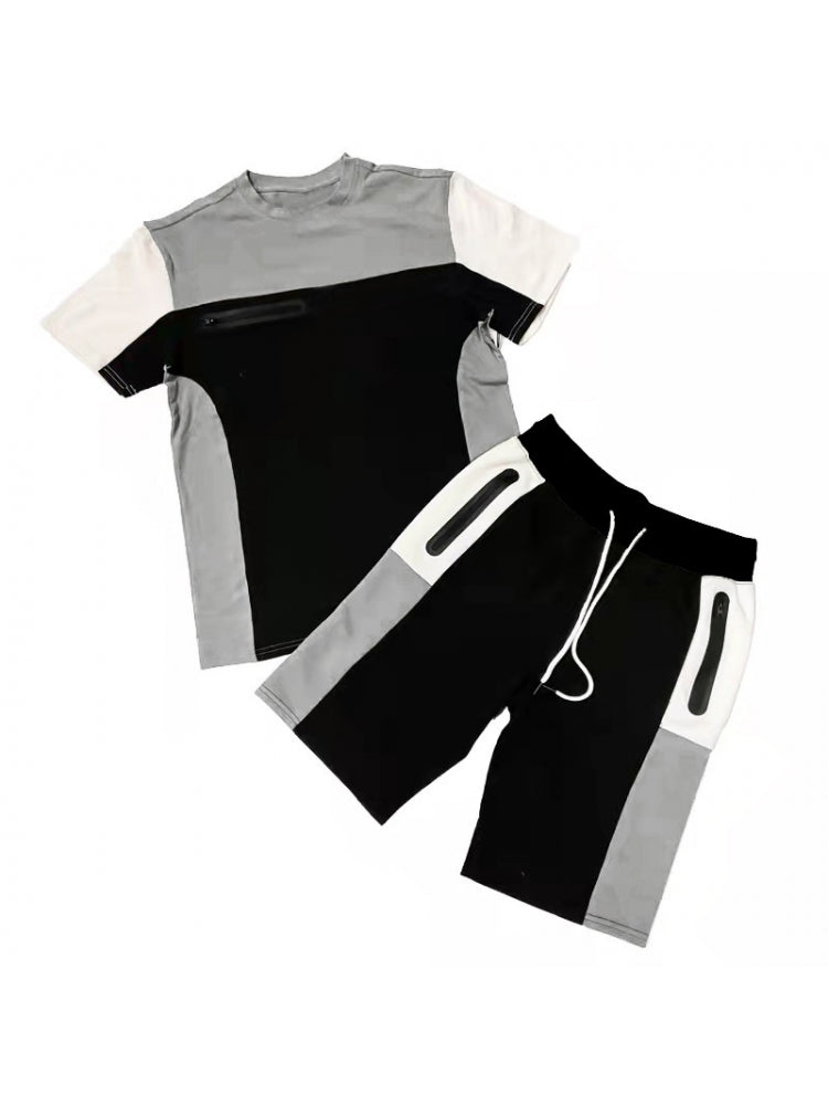 Fashion Casual Sport Short Sleeve Suits For Men