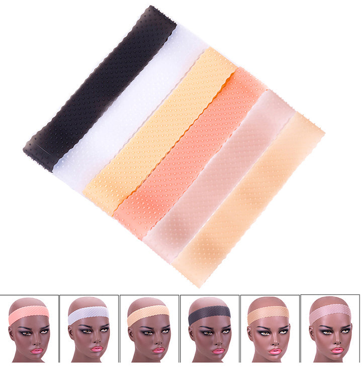 Flash Deal Silicone Band For Wig 22Cm Wig Grip Headband Silicone Headband With Grips High Elasticity Rubber Hair Band