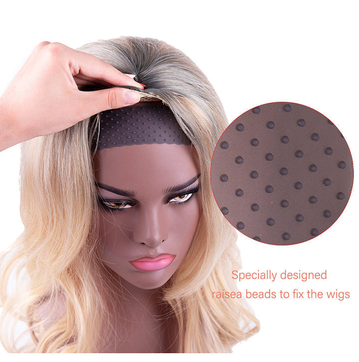 Flash Deal Silicone Band For Wig 22Cm Wig Grip Headband Silicone Headband With Grips High Elasticity Rubber Hair Band