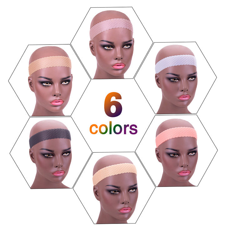 Flash Deal Silicone Band For Wig 22Cm Wig Grip Headband Silicone Headband With Grips High Elasticity Rubber Hair Band