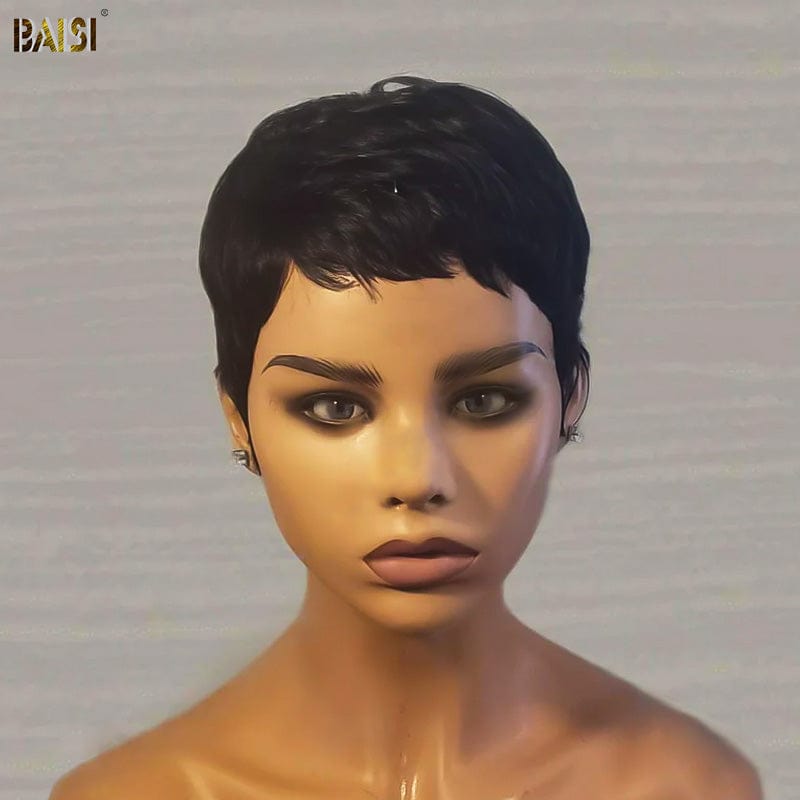 PIXIE Tapered Cut Machine Made Wig