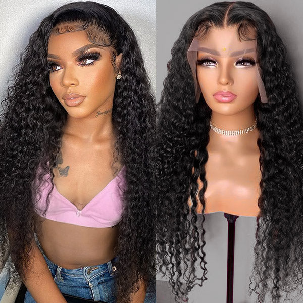 Curly Lace Front Wigs 13x6 HD Lace Frontal Wig Kinky Curly Human Hair Wig
