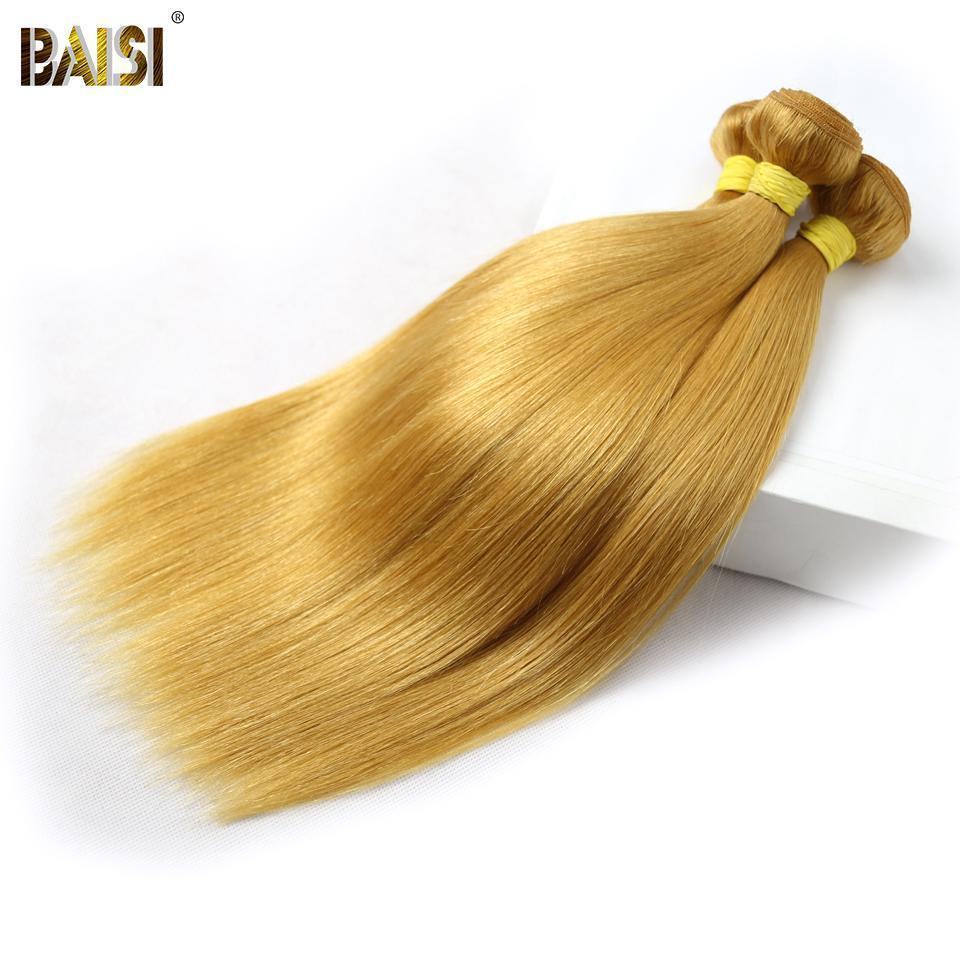 BAISI 10A Eurasian Hair Weave Color Hair #144 Straight