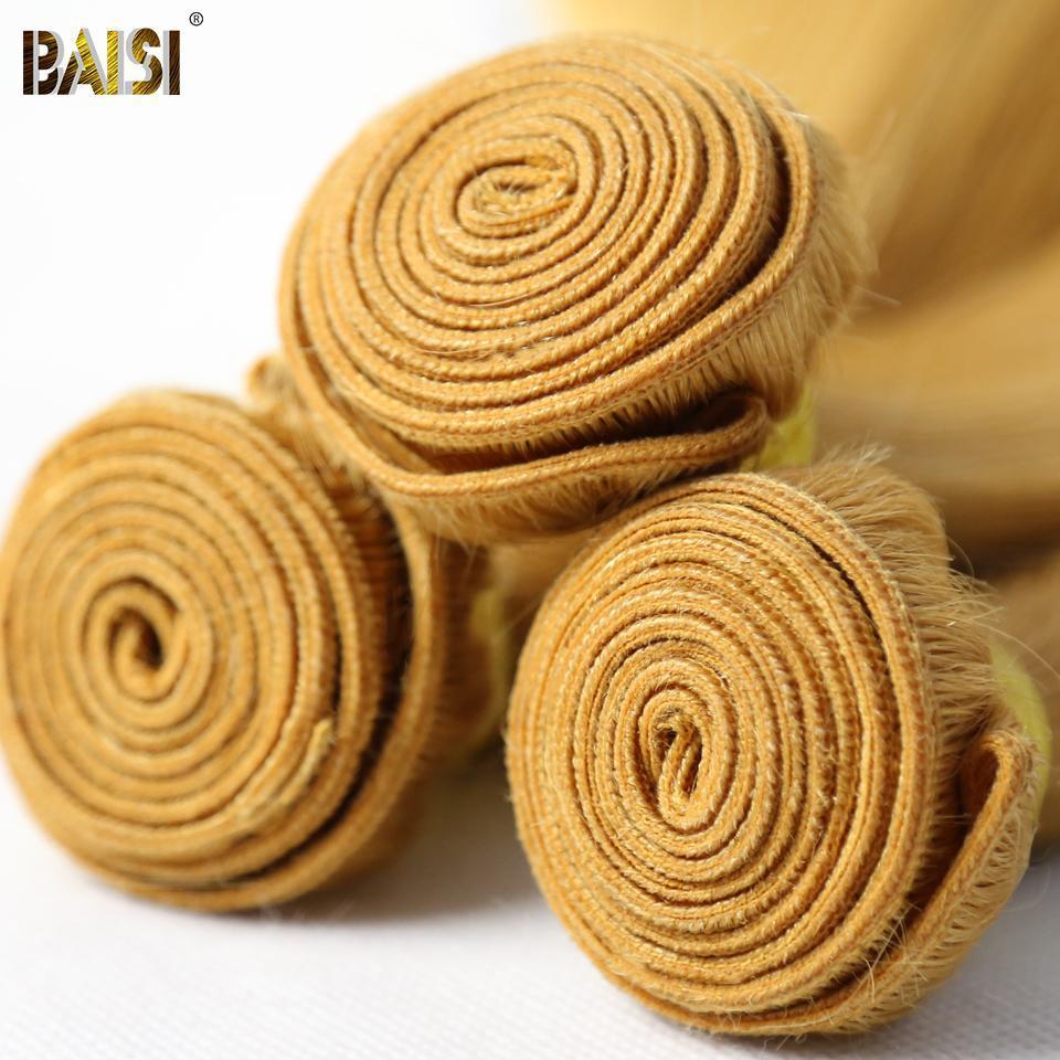 BAISI 10A Eurasian Hair Weave Color Hair #144 Straight