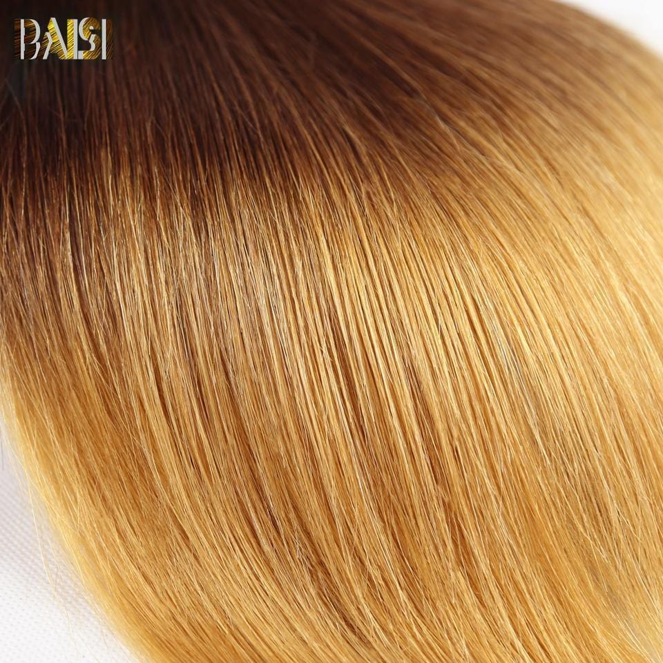 10A Ombre Straight Hair 1b/4#/27#