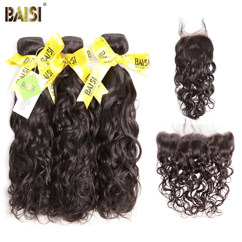 12A Raw Brazilian Water Wave bundles with Closure/Frontal Deal