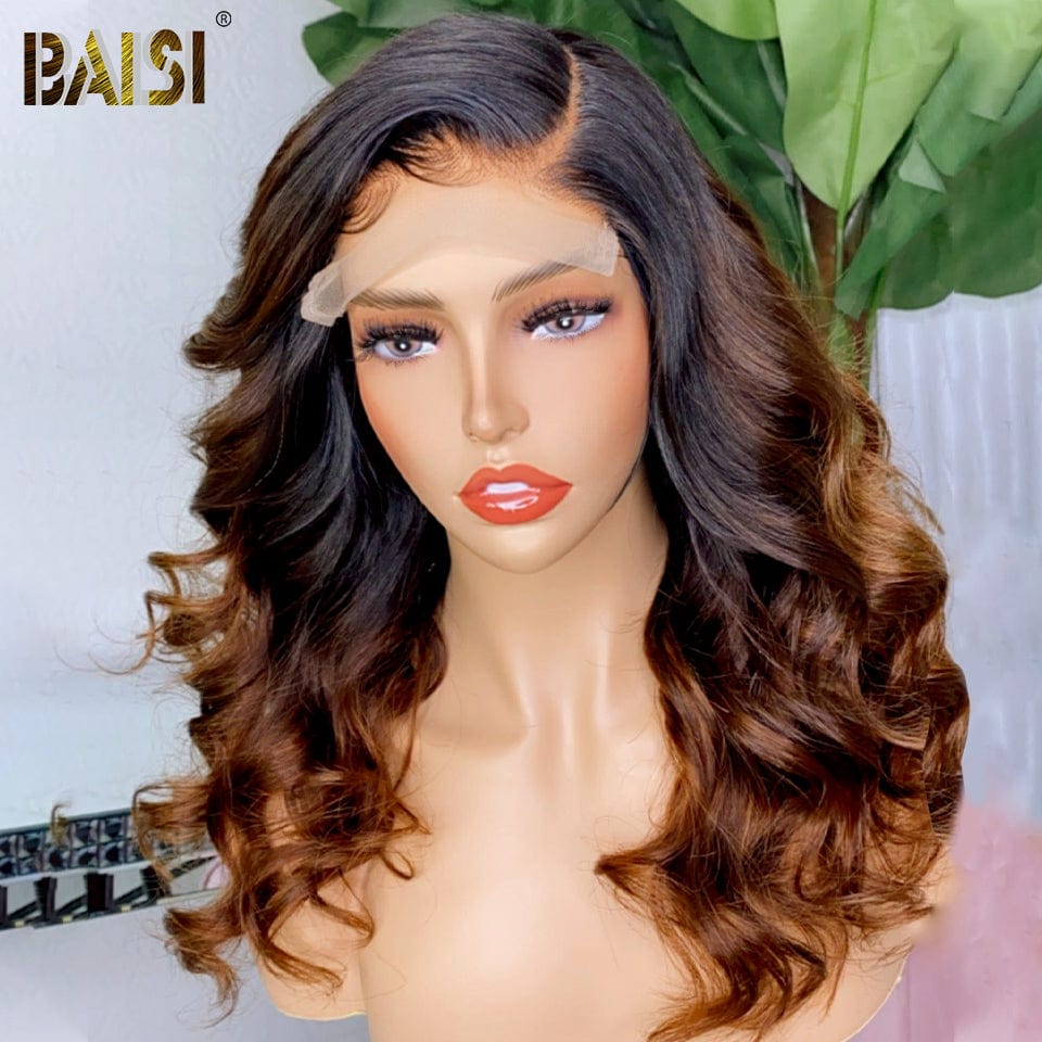 BAISI Color 1B/4/30# Body Wave Top Quality Customized Wig