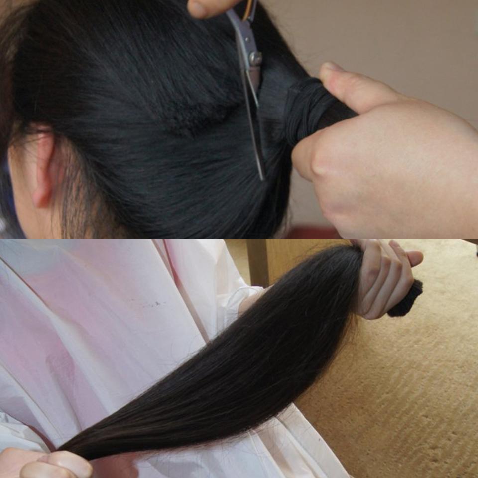 BAISI Straight I-Tip Hair, 1B/2#/4#/99J#/613#/27#/Grey#