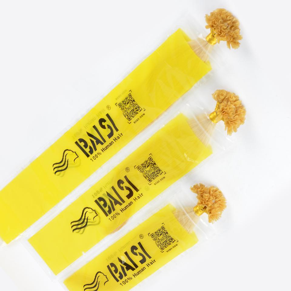 BAISI Straight U-Tip Hair Color 1B/2#/4#/99J#/613#/27#/Grey#